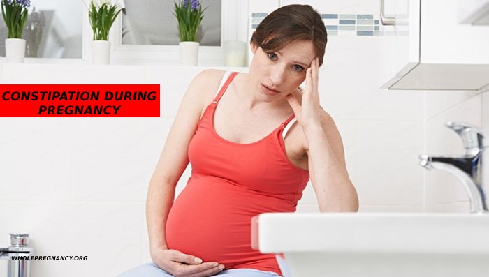 Constipation during pregnancy