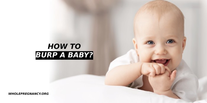 How to burp a baby