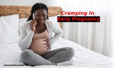 cramping in early pregnancy