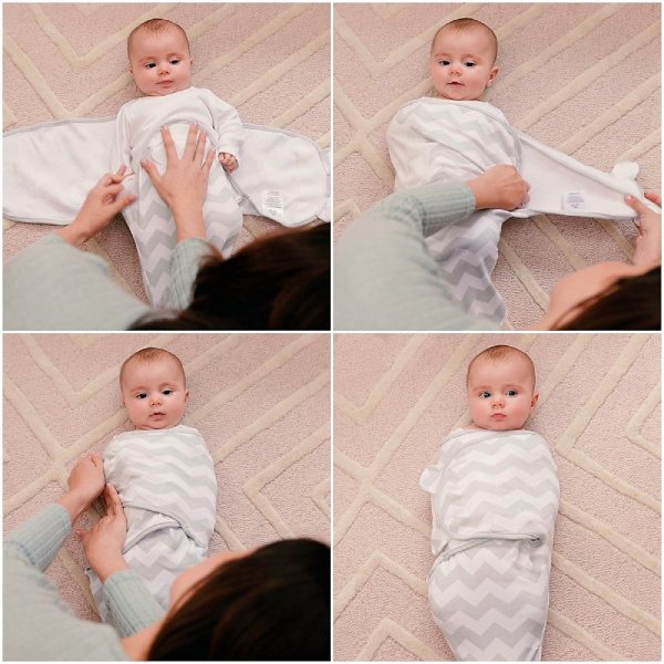 how to swaddle a baby in four steps